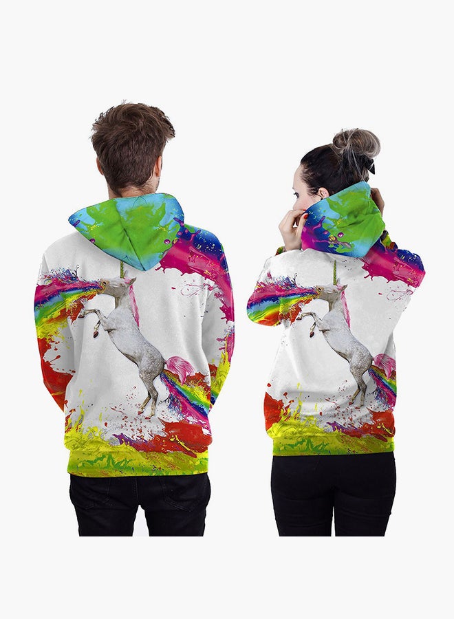 NADANBAO 3D Printing Long Sleeve Hoodie Multicolour - Image 2