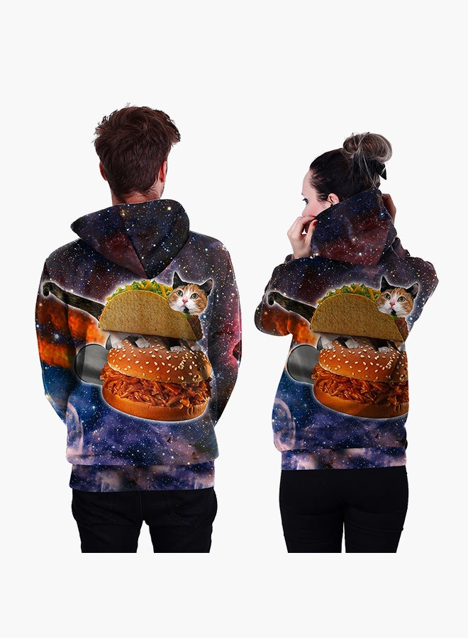 NADANBAO 3D Printing Long Sleeve Hoodie Multicolour  - Image 2