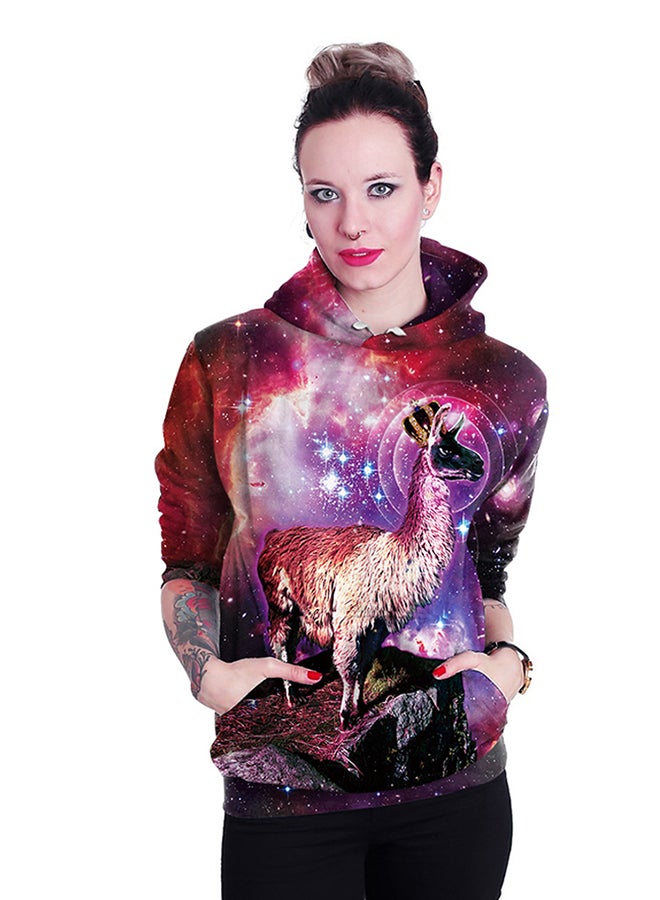 NADANBAO 3D Printing Long Sleeve Hoodie Multicolour  - Image 4