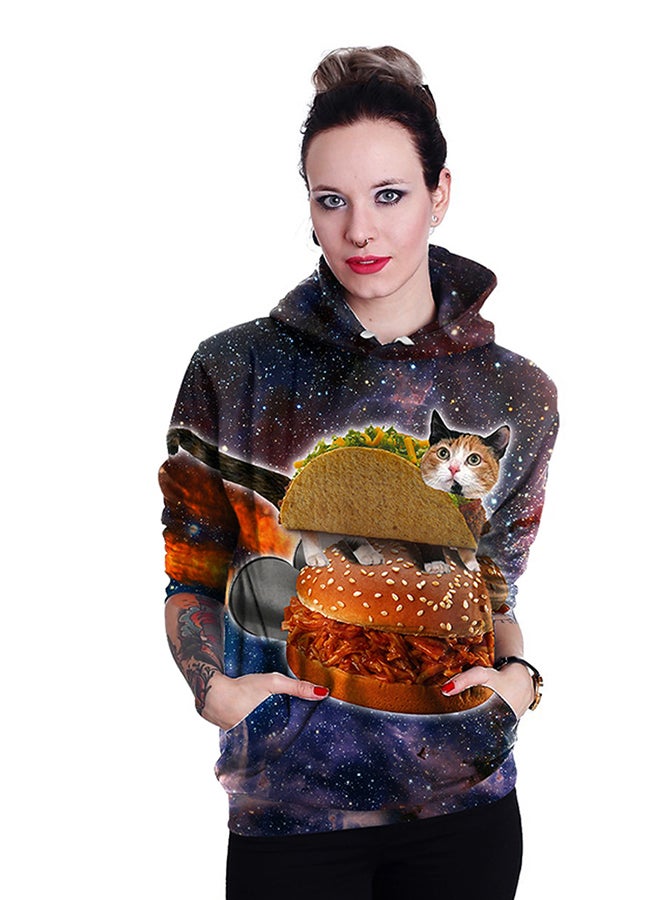 NADANBAO 3D Printing Long Sleeve Hoodie Multicolour  - Image 4