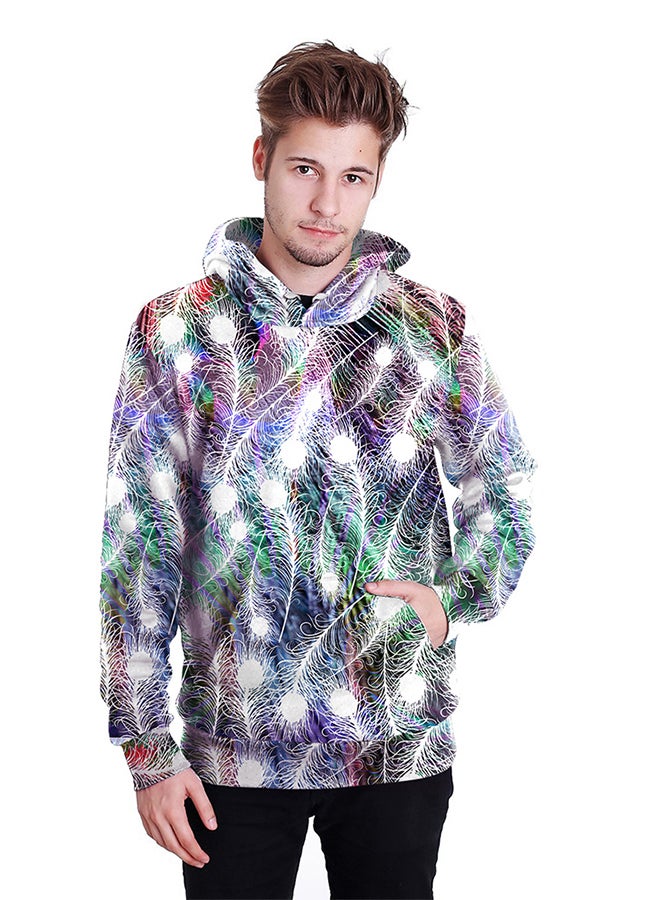 NADANBAO 3D Printing Long Sleeve Hoodie Multicolour  - Image 2