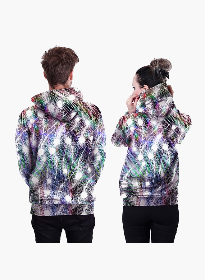 NADANBAO 3D Printing Long Sleeve Hoodie Multicolour  - Image 1