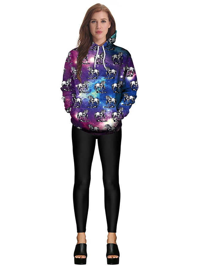 NADANBAO 3D Printing Long Sleeve Hoodie Multicolour - Image 3