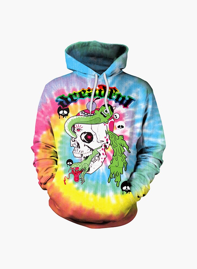 NADANBAO 3D Printing Long Sleeve Hoodie Multicolour - Image 1