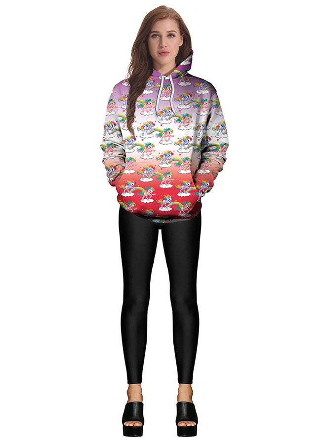 NADANBAO 3D Printing Long Sleeve Hoodie Multicolour  - Image 3
