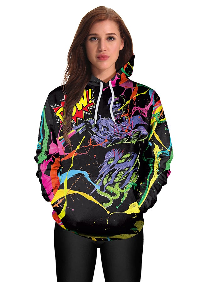 NADANBAO 3D Printing Long Sleeve Hoodie Multicolour  - Image 3