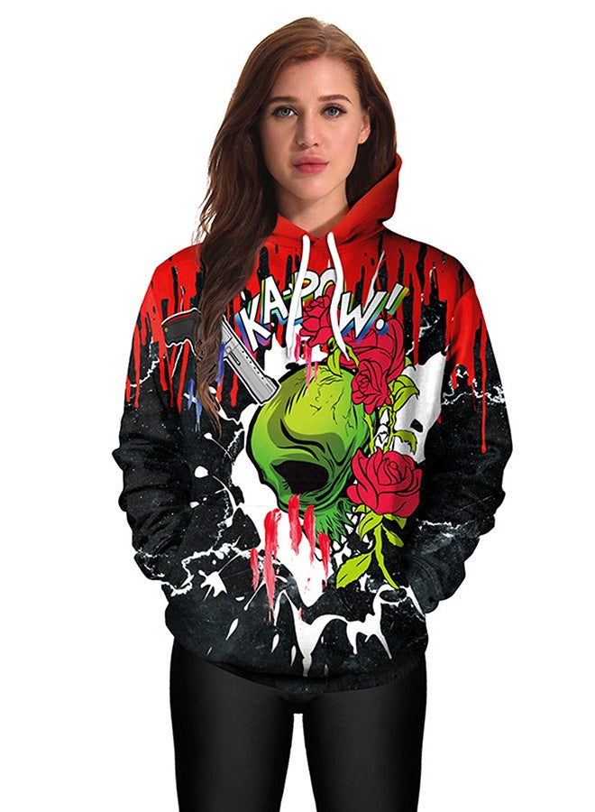 NADANBAO - 3D Printing Long Sleeve Hoodie Multicolour - Image 1