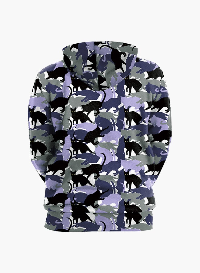 NADANBAO - 3D Printing Long Sleeve Hoodie Multicolour - Image 1