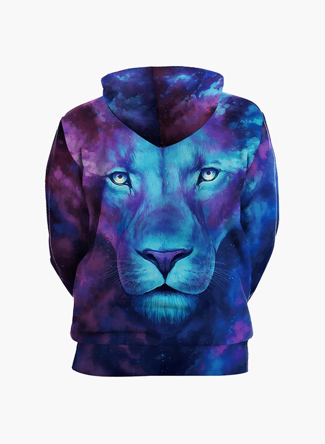 NADANBAO - 3D Printing Long Sleeve Hoodie Multicolour - Image 1