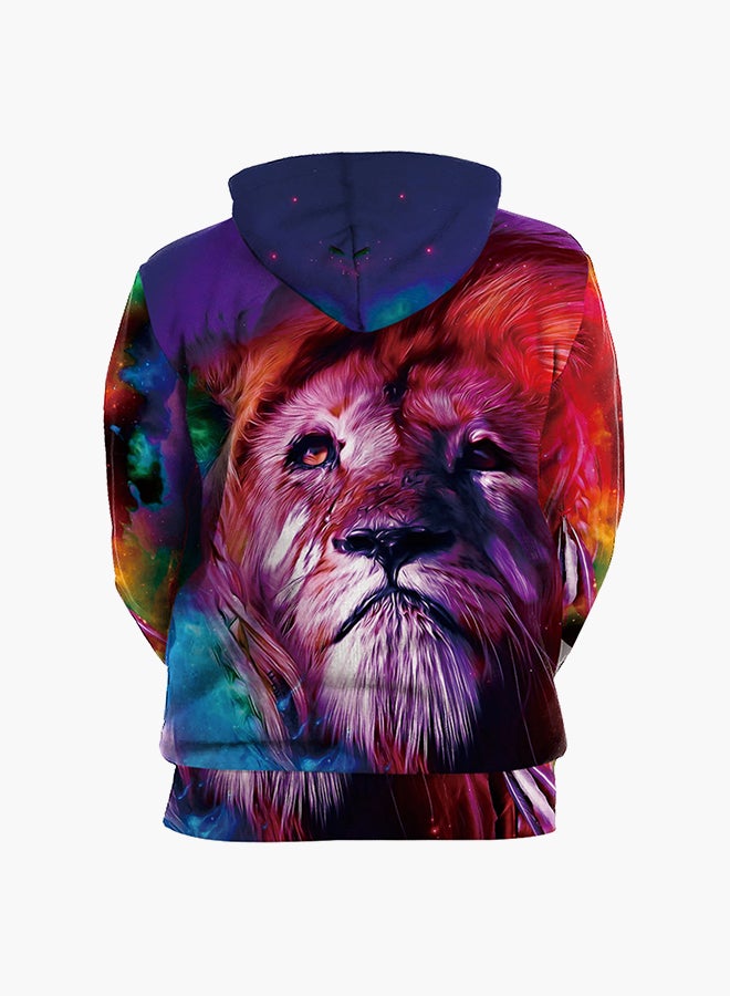 NADANBAO - 3D Printing Long Sleeve Hoodie Multicolour - Image 1