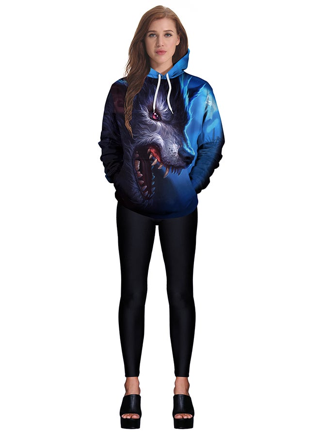 NADANBAO - 3D Printing Long Sleeve Hoodie Multicolour - Image 1