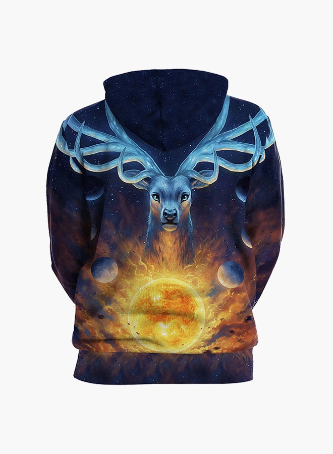 NADANBAO - 3D Printing Long Sleeve Hoodie Multicolour - Image 1