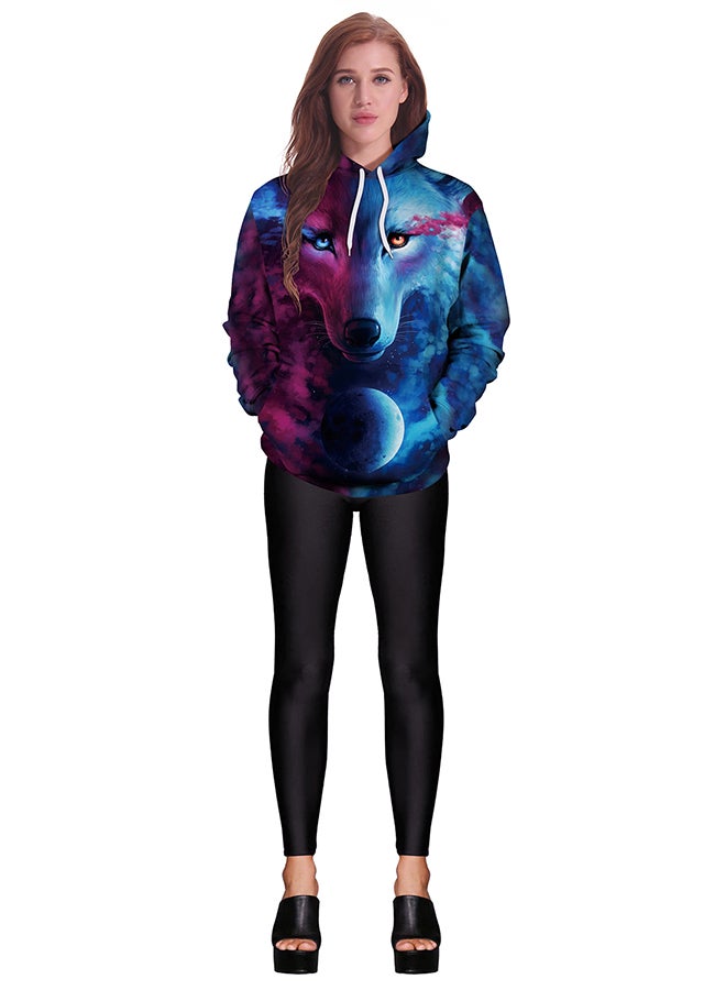 NADANBAO - 3D Printing Long Sleeve Hoodie Multicolour - Image 1