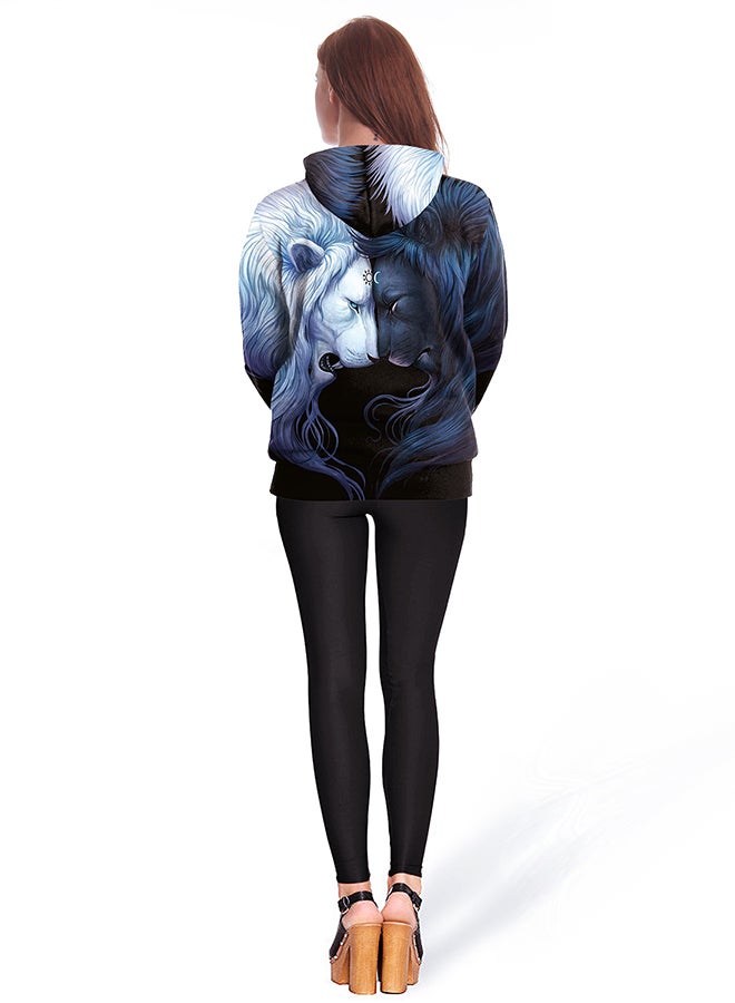 NADANBAO 3D Printing Long Sleeve Hoodie Multicolour - Image 4
