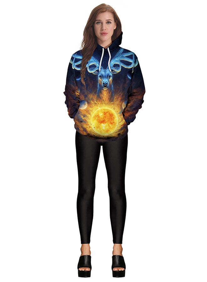 NADANBAO - 3D Printing Long Sleeve Hoodie Multicolour - Image 1