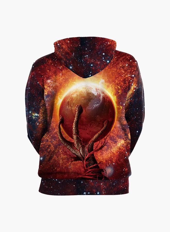 نادانباو هودي بأكمام طويلة وطبعة ثلاثية الأبعاد متعدد الألوان - Image 2