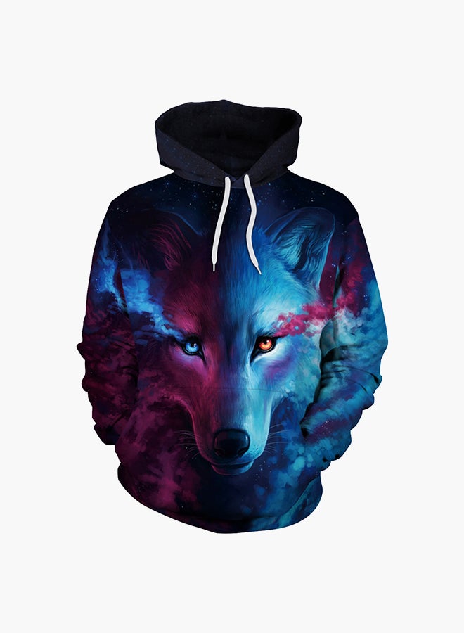 NADANBAO 3D Printing Long Sleeve Hoodie Multicolour  - Image 1