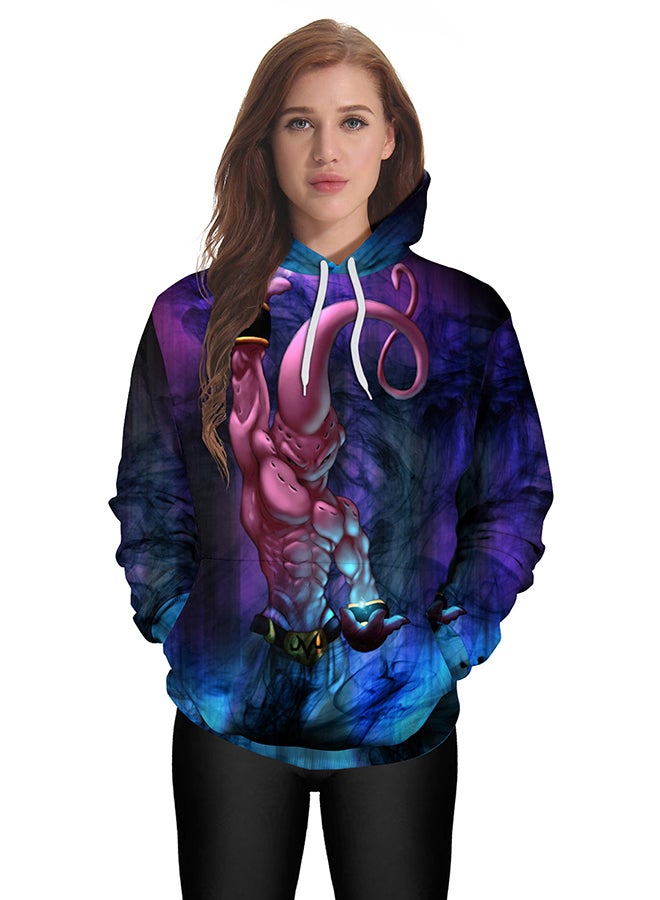 NADANBAO 3D Printing Long Sleeve Hoodie Multicolour  - Image 3