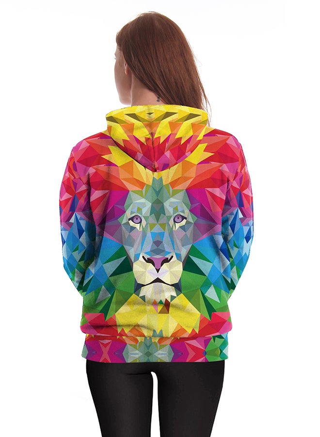NADANBAO - 3D Printing Long Sleeve Hoodie Multicolour - Image 1