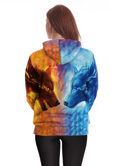 NADANBAO 3D Printing Long Sleeve Hoodie Multicolour  - Image 4