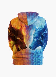 NADANBAO 3D Printing Long Sleeve Hoodie Multicolour  - Image 2