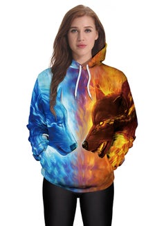 NADANBAO 3D Printing Long Sleeve Hoodie Multicolour  - Image 3
