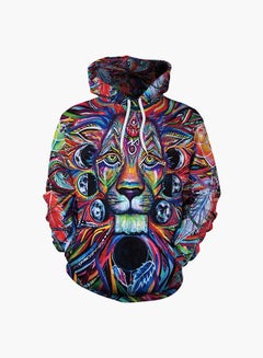 3D Printing Long Sleeve Hoodie Multicolour