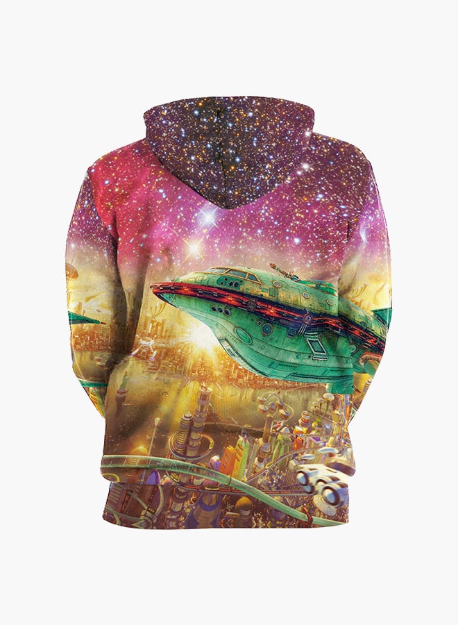 NADANBAO 3D Printing Long Sleeve Hoodie Multicolour  - Image 2