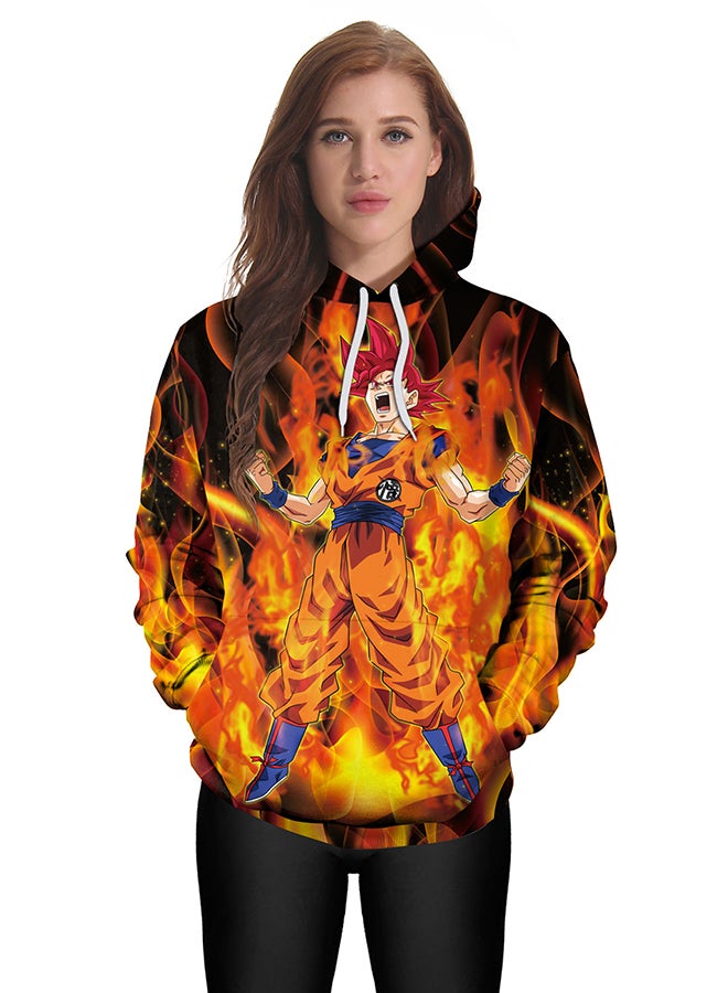 NADANBAO - 3D Printing Long Sleeve Hoodie Multicolour - Image 1