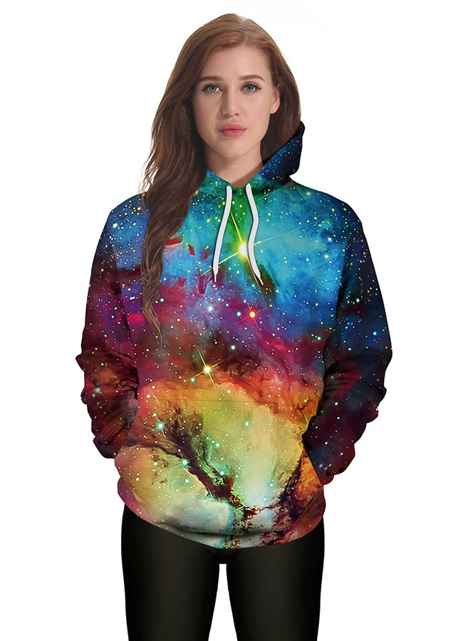 NADANBAO - 3D Printing Long Sleeve Hoodie Multicolour - Image 1