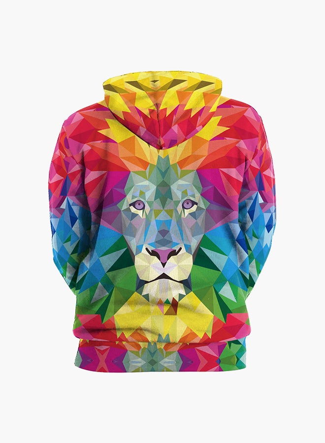 NADANBAO - 3D Printing Long Sleeve Hoodie Multicolour - Image 1