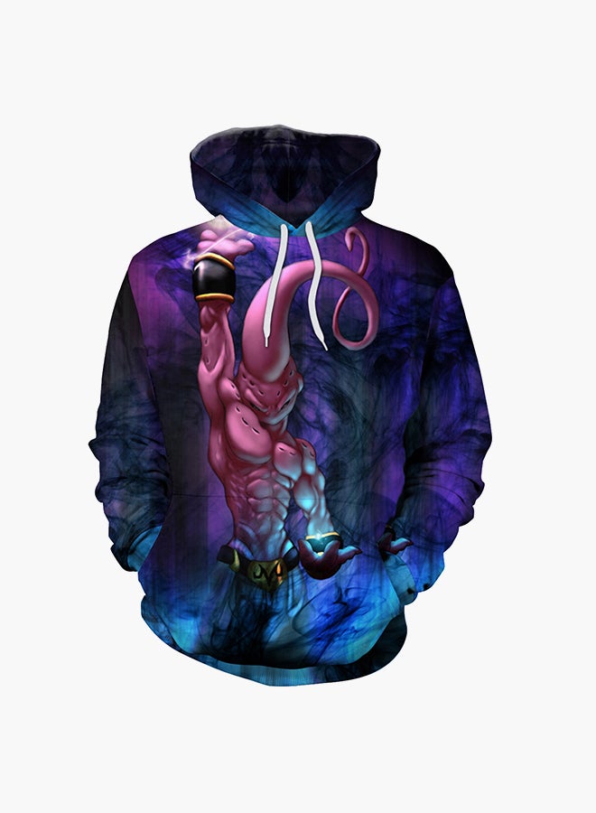NADANBAO 3D Printing Long Sleeve Hoodie Multicolour  - Image 1