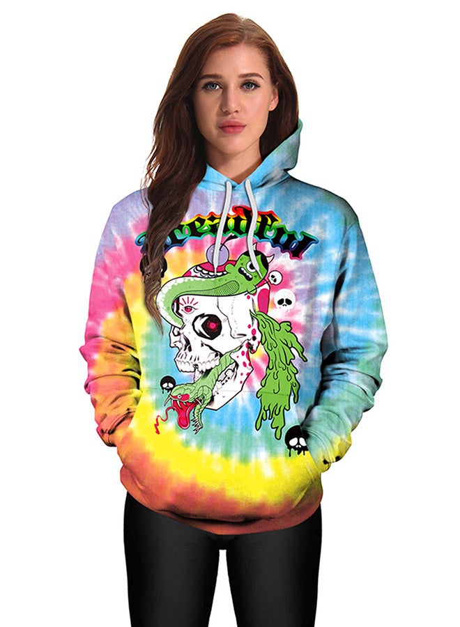 NADANBAO 3D Printing Long Sleeve Hoodie Multicolour - Image 3