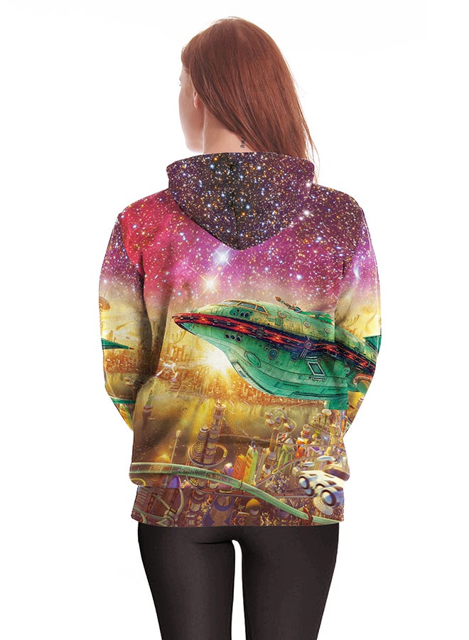 NADANBAO 3D Printing Long Sleeve Hoodie Multicolour  - Image 4