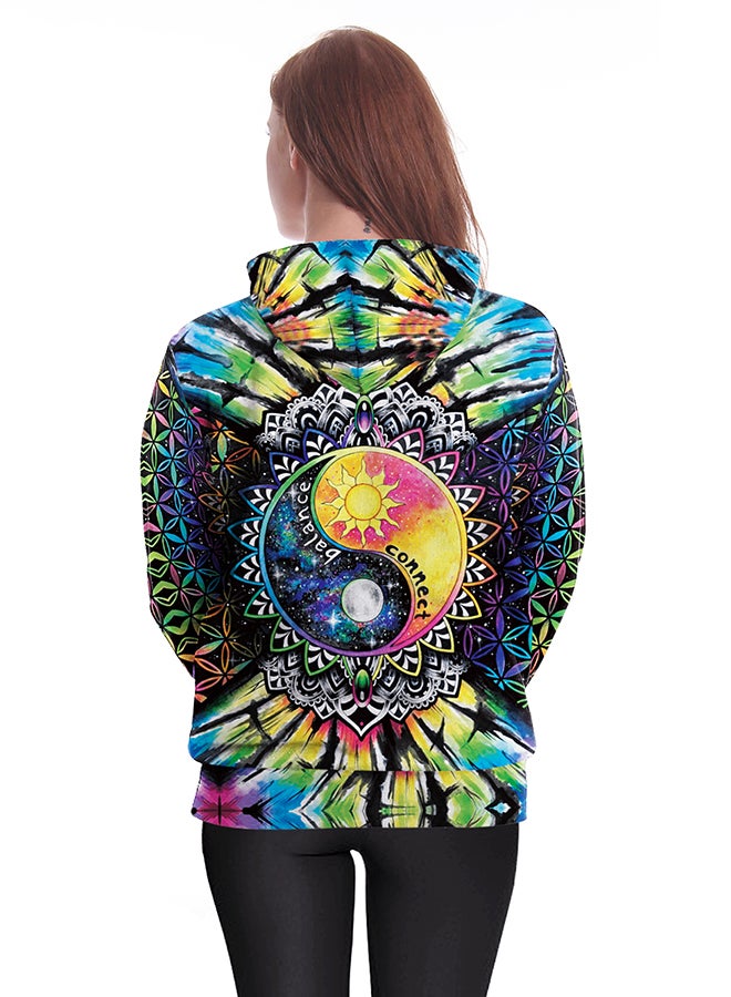 NADANBAO 3D Printing Long Sleeve Hoodie Multicolour  - Image 4