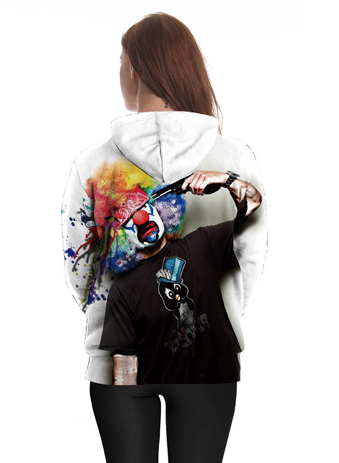 NADANBAO - 3D Printing Long Sleeve Hoodie Multicolour - Image 1