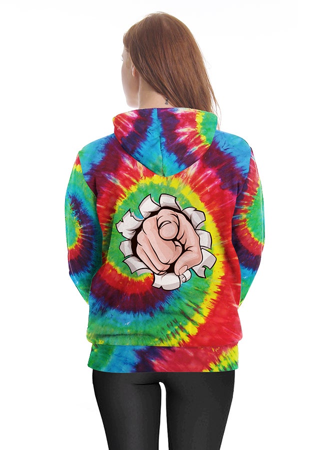NADANBAO 3D Printing Long Sleeve Hoodie Multicolour  - Image 4