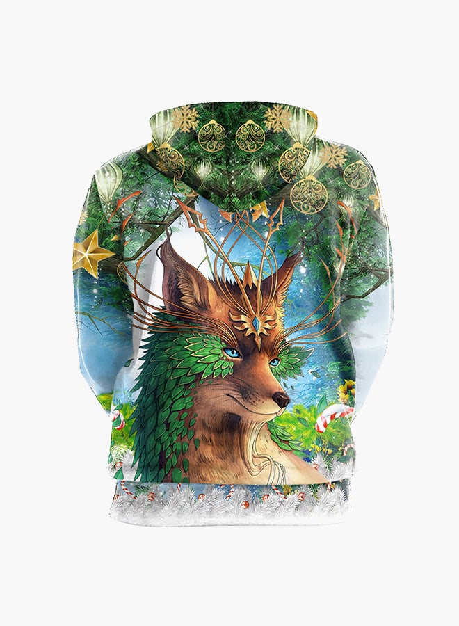 NADANBAO 3D Printing Long Sleeve Hoodie Multicolour  - Image 2