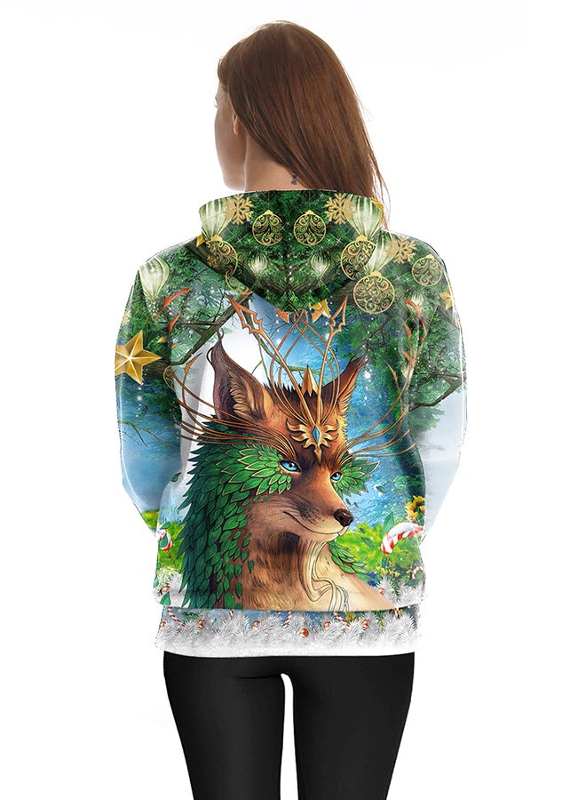 NADANBAO 3D Printing Long Sleeve Hoodie Multicolour  - Image 4