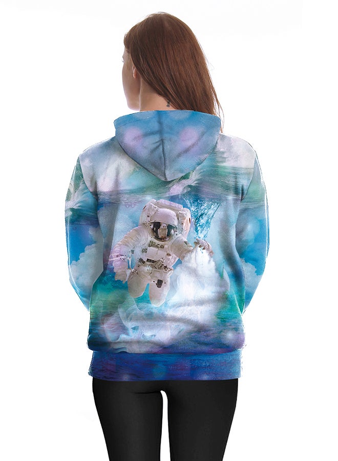 NADANBAO - 3D Printing Long Sleeve Hoodie Multicolour - Image 1