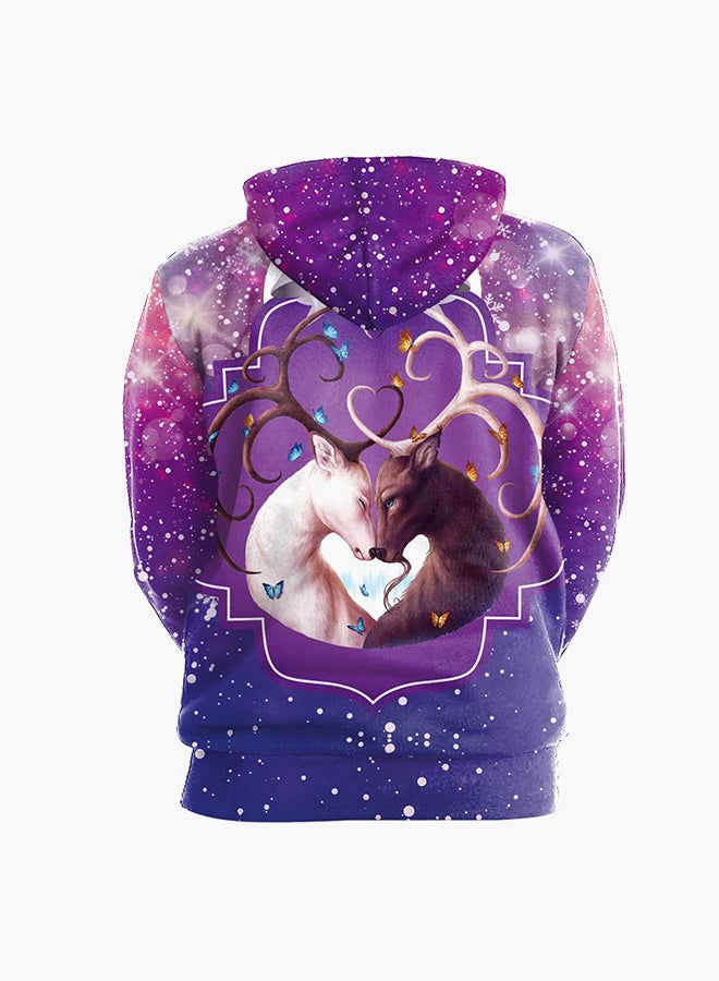 NADANBAO 3D Printing Long Sleeve Hoodie Multicolour  - Image 2