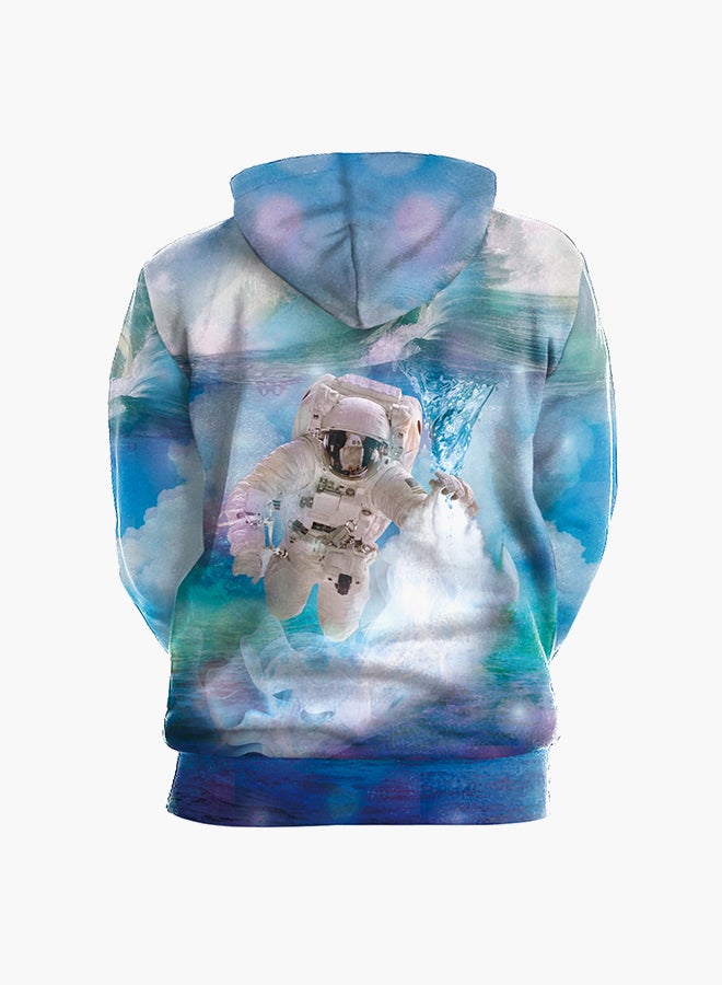 NADANBAO - 3D Printing Long Sleeve Hoodie Multicolour - Image 1