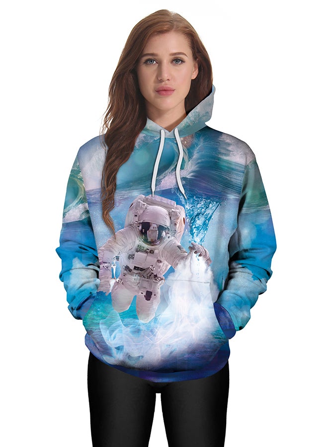 NADANBAO - 3D Printing Long Sleeve Hoodie Multicolour - Image 1