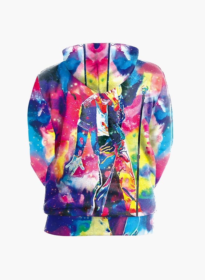 NADANBAO - 3D Printing Long Sleeve Hoodie Multicolour - Image 1