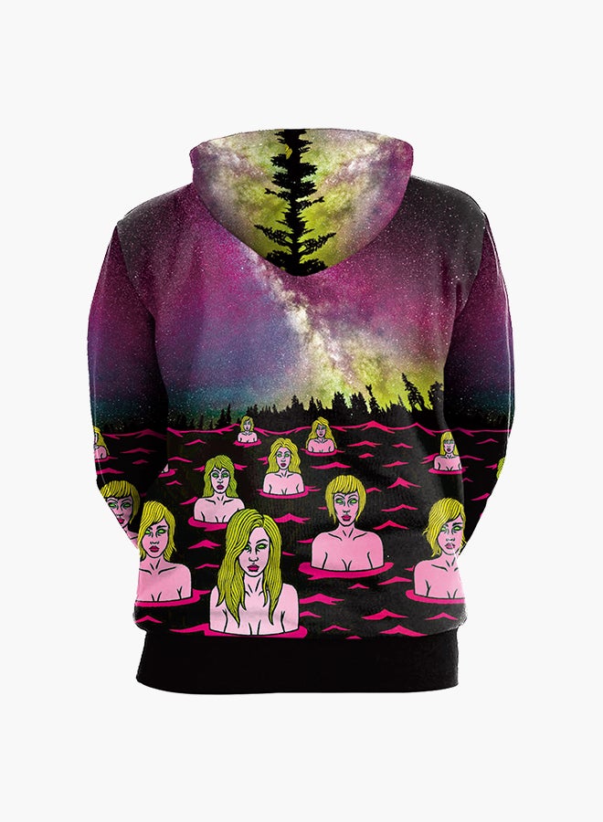 NADANBAO 3D Printing Long Sleeve Hoodie Multicolour - Image 2