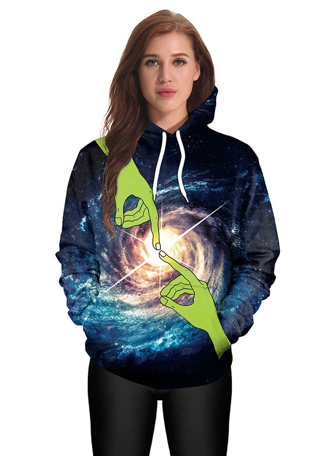 NADANBAO 3D Printing Long Sleeve Hoodie Multicolour - Image 3