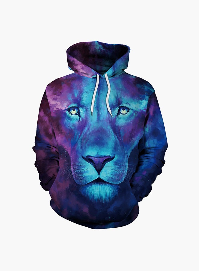 NADANBAO - 3D Printing Long Sleeve Hoodie Multicolour - Image 1