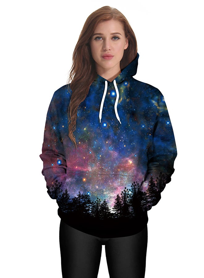 NADANBAO - 3D Printing Long Sleeve Hoodie Multicolour - Image 1