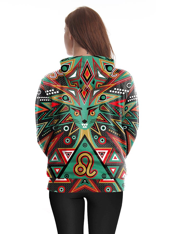 NADANBAO - 3D Printing Long Sleeve Hoodie Multicolour - Image 1