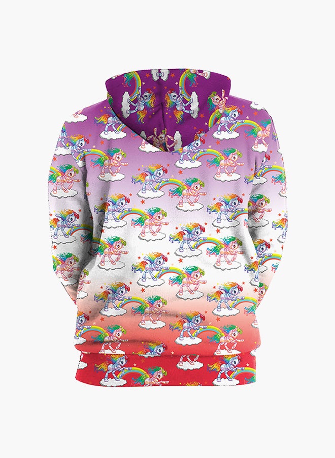 NADANBAO 3D Printing Long Sleeve Hoodie Multicolour  - Image 2